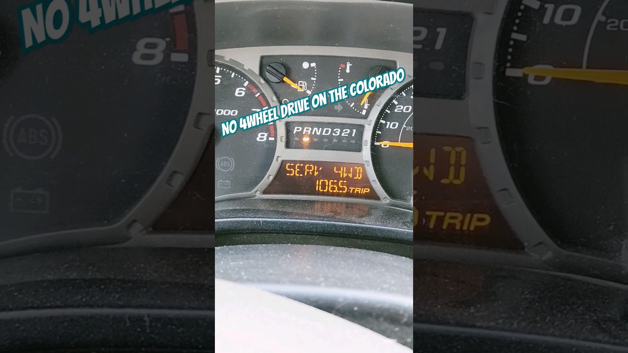 05 Colorado transfer case problems 