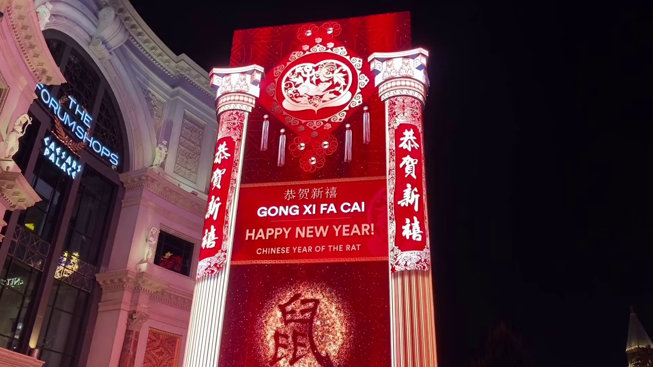 Las Vegas Chinese New Year 2020 Lunar New year Bellagio forum shops downtown summerlin Chinatown ...