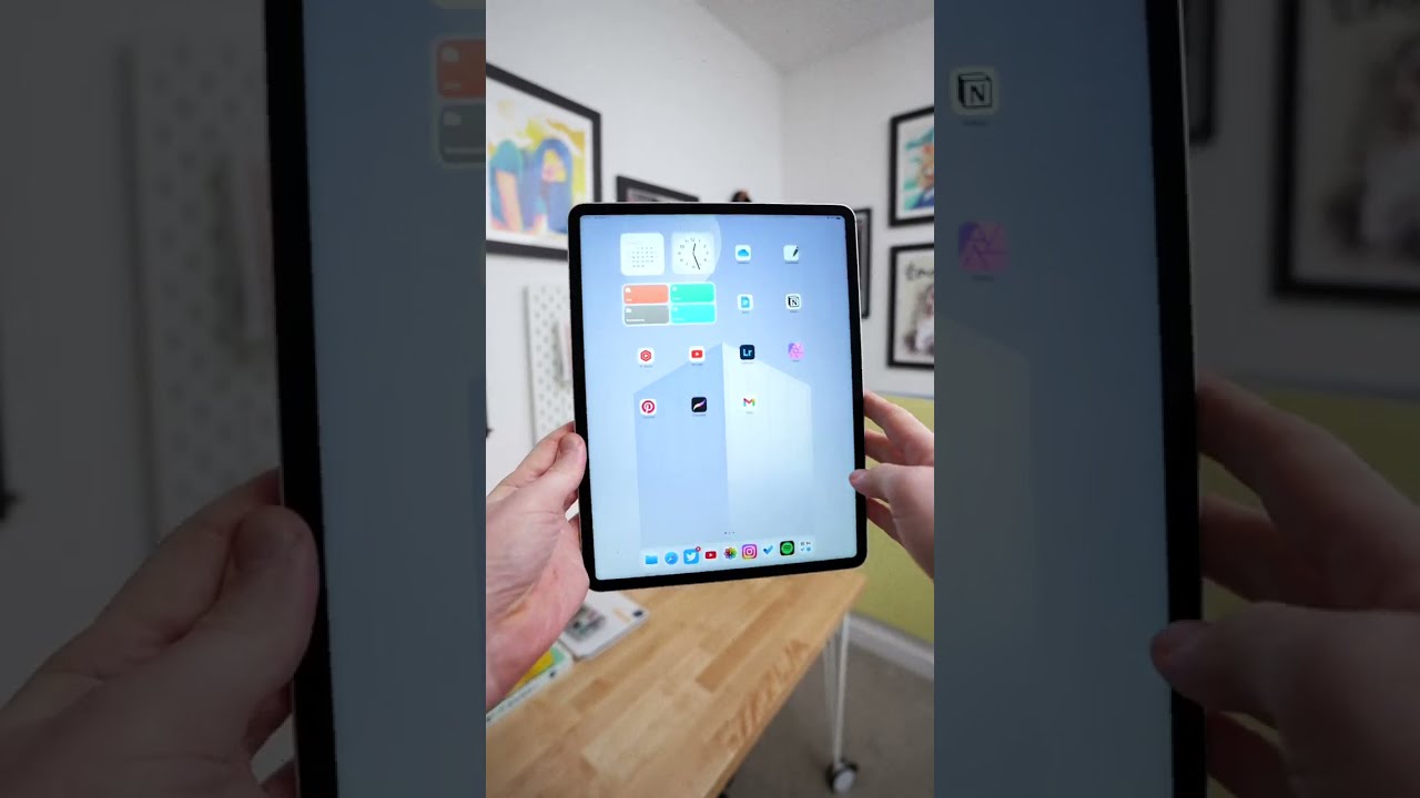 My IPad Pro Home Screen Setup 