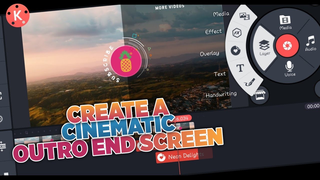 How to Make A Amazing Outro/End Screen in Mobile || Kinemaster Tutorial
