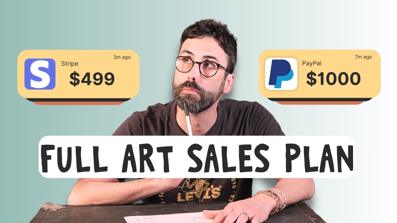 Take Your Real Life Art Sales Online With This (FULL PLAN) - YouTube