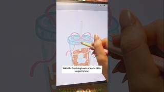 Draw Iced Coffee! Procreate #beginnerarttips #digitalarttutorial #procreatedrawingtutorial