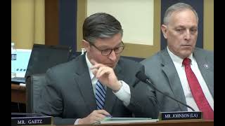 Congressman Johnson's remarks during a House Judiciary Committee hearing