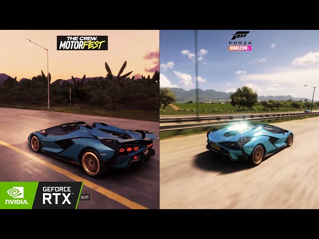 PS5) The Crew Motorfest VS Forza Horizon 5 (XSX) GRAPHICS