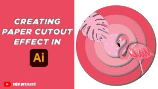 Creating Quick Paper Cutout Effect In Adobe Illustrator Tutorial | Adobe Illustrator Tutorial
