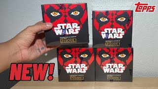 2024 Topps Star Wars The Phantom Menace Sapphire Opening! 25th Anniversary Set!