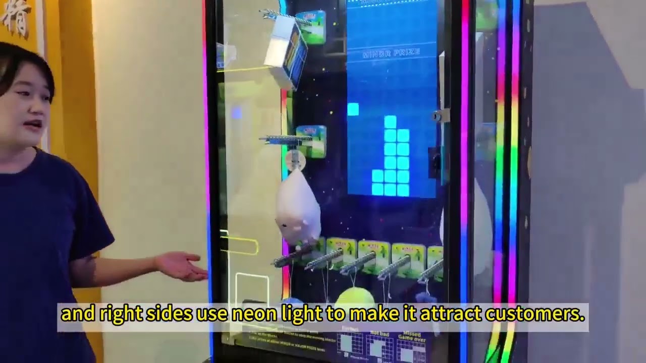 Brick Stacker Prize Redemption Arcade Machine