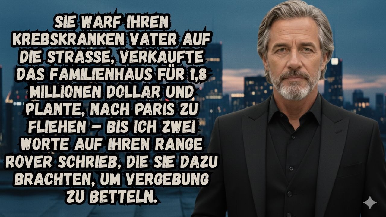 Die Nacht, in der meine Tochter mich rauswarf und ich mein Leben, wie ich es kannte, verlor.