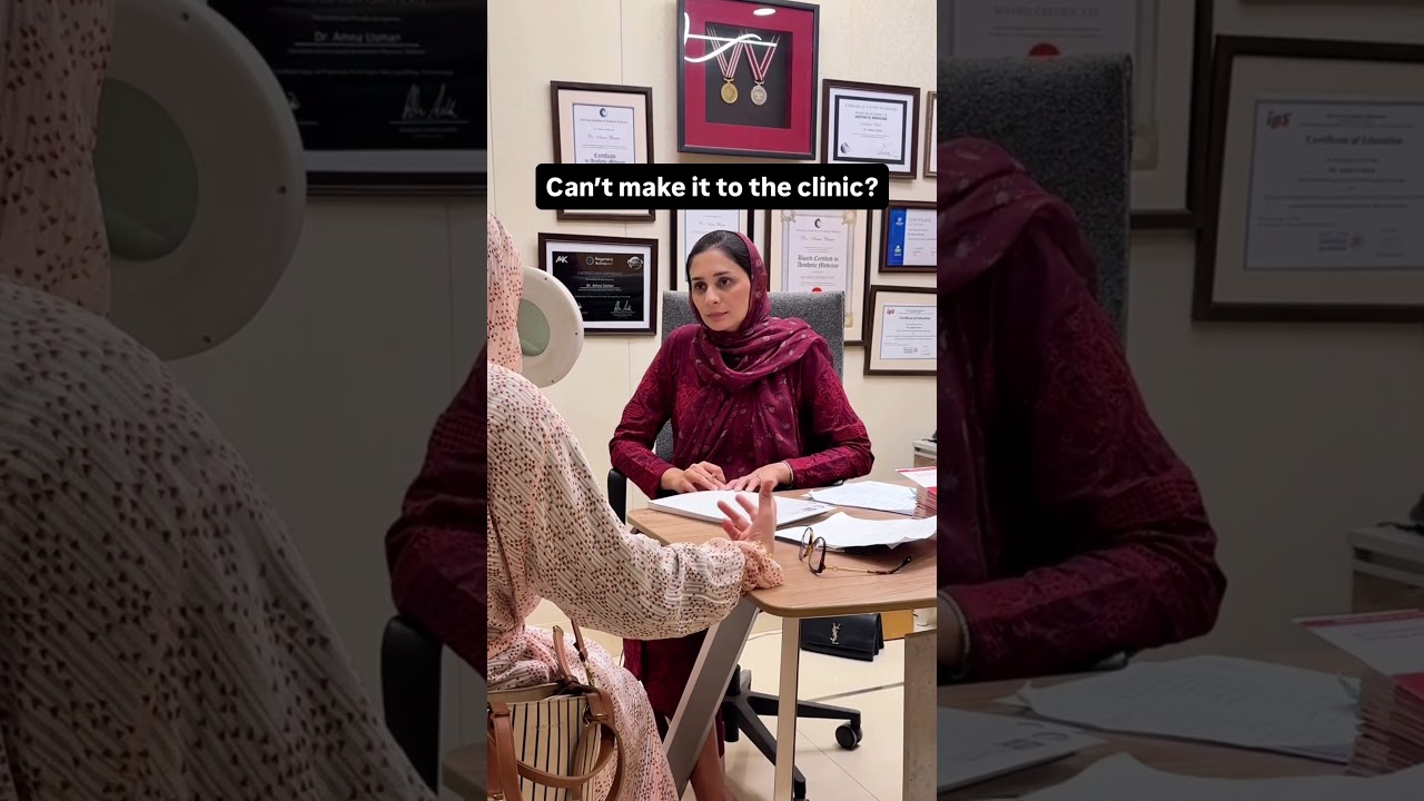 Online Consultations with Dr. Amna Usman | Expert Advice for Your Skin & Hair Issues | 0301-8492804