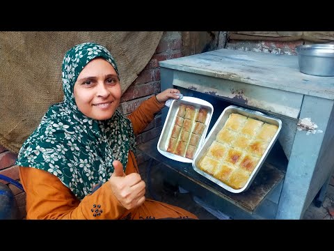 طريقة عمل الجلاش باللحمة المفرومة مع ام الغلابة