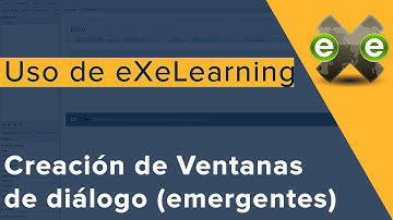 Creación de ventanas de diálogo en eXeLearning