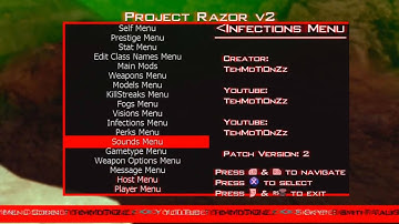 MW2 | Project Razor v2 | All Client Mod Menu | TU8 | +Download