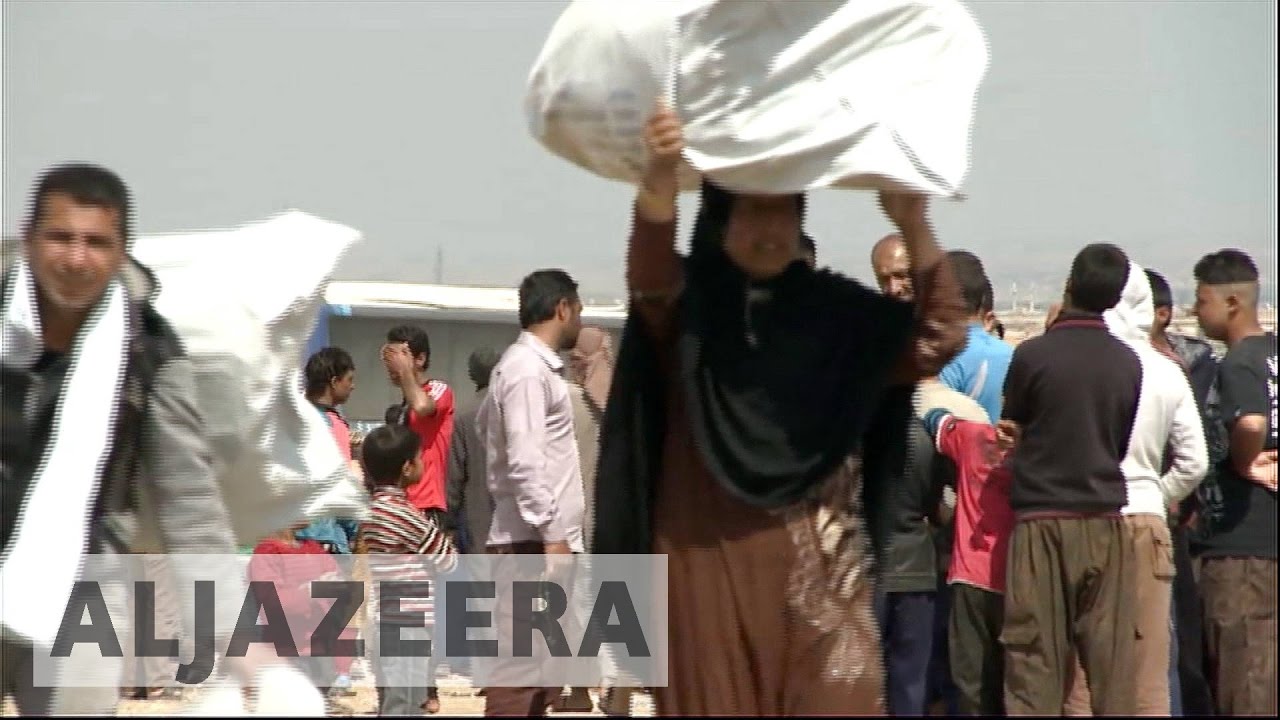 Iraq camps overwhelmed with Mosul's displaced