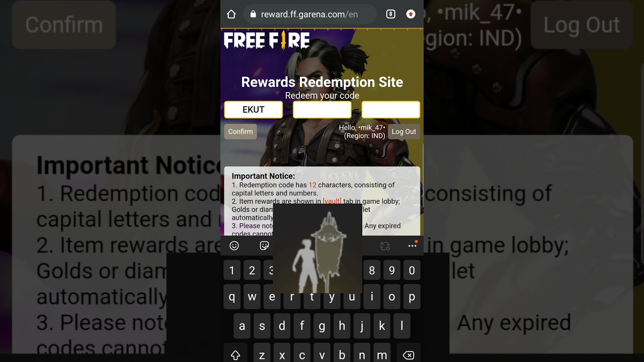 free fire Pirate Flag emote redeem code 13 September 2021 | free fire redeem code today 