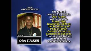 Oba Tucker ~ Short Obituary