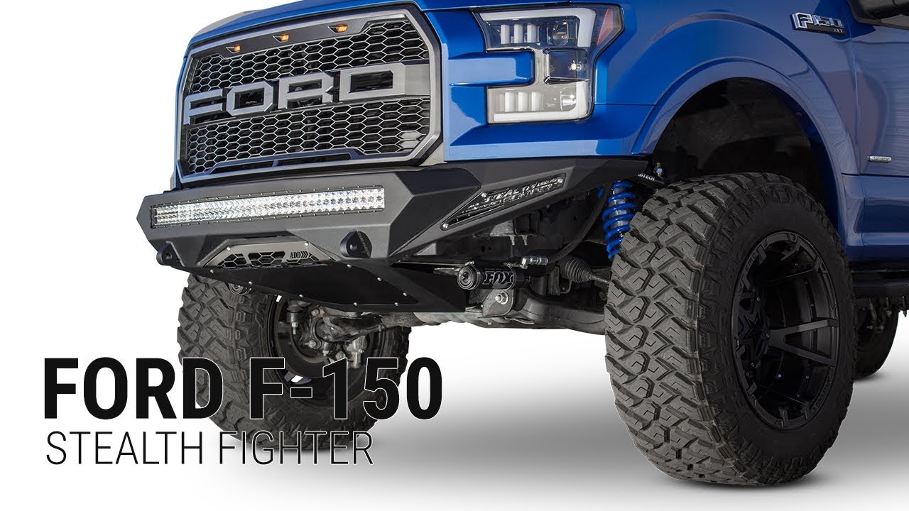 2015 - 2017 Ford F-150 Stealth Fighter Front Bumper 