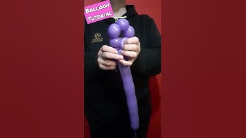Easy One Balloon Flower #balloondecorationideas #flower #tutorial
