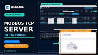 Full How to Create a Modbus TCP Server in TIA Portal Automatically | Besenix Update