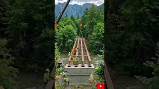 From Old Wooden Bridge to Stunning Modern Highway Pipeline