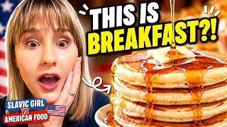 This Is What Americans Eat for Breakfast?! 🇺🇸 (I Was Shocked)