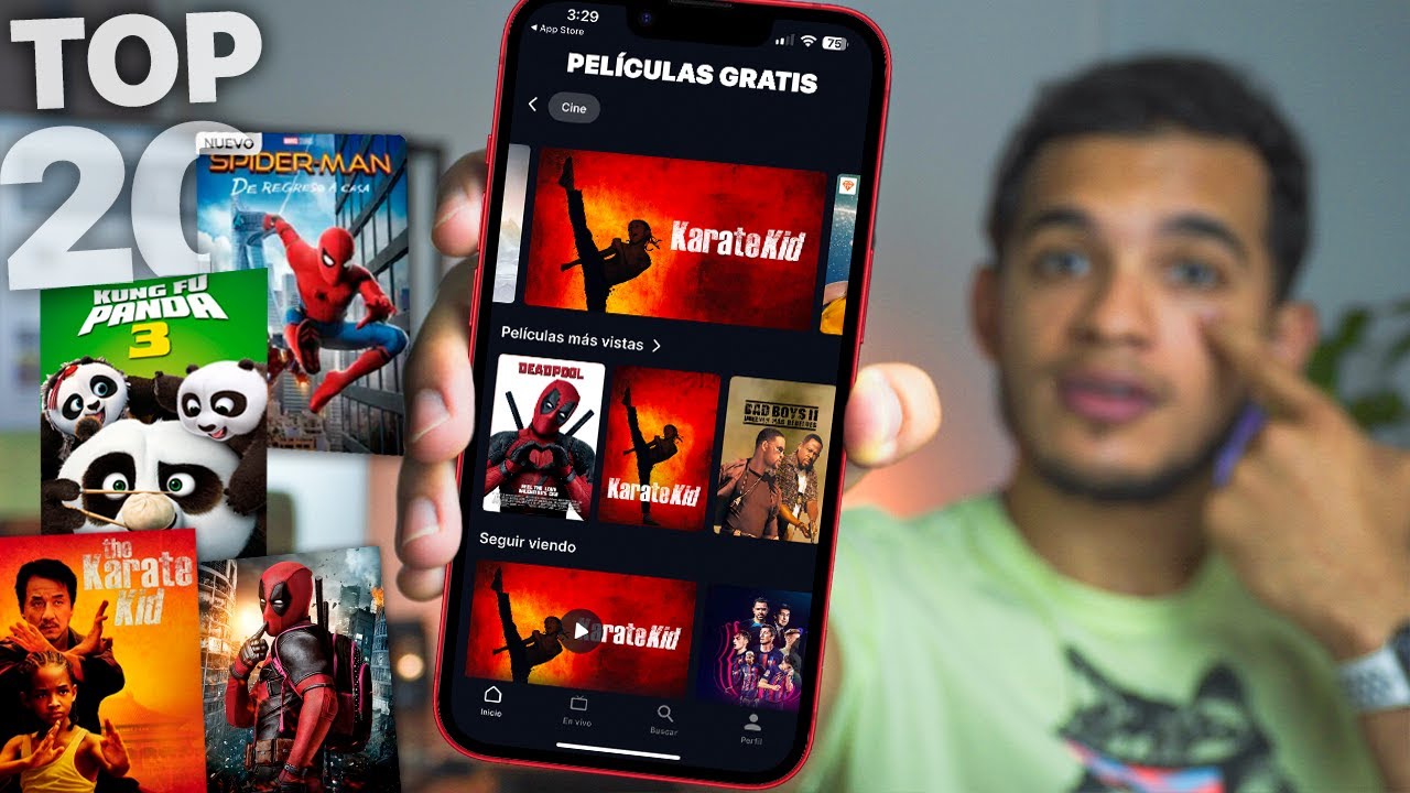 20 Mejores APLICACIONES para Ver Películas y Series GRATIS