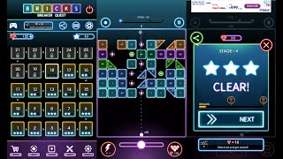 Balls Bricks Breaker Gameplay, level (1-2-3-4-5-6-7) screenshot 2