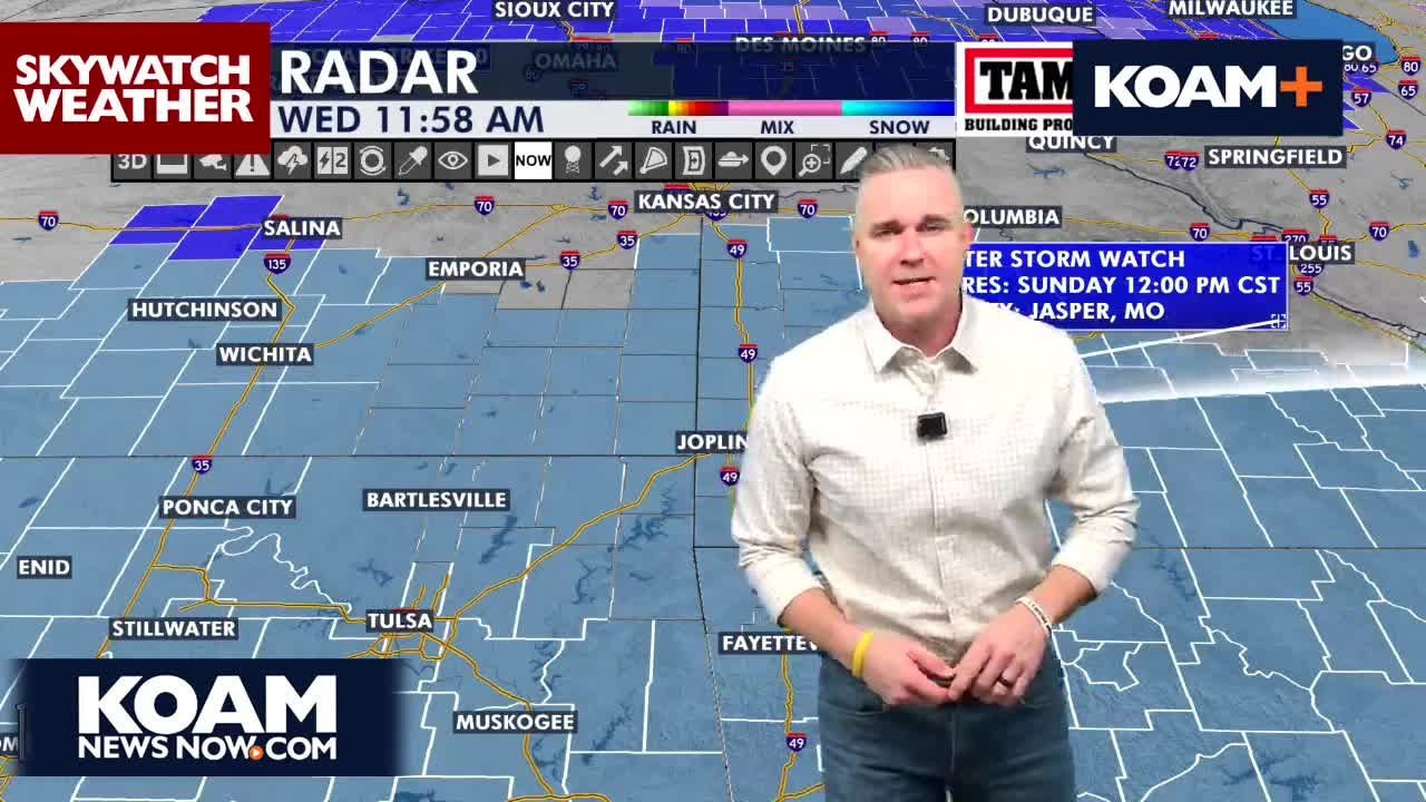 Winter Storm Watch: Doug has the latest 🌨️WATCH Now