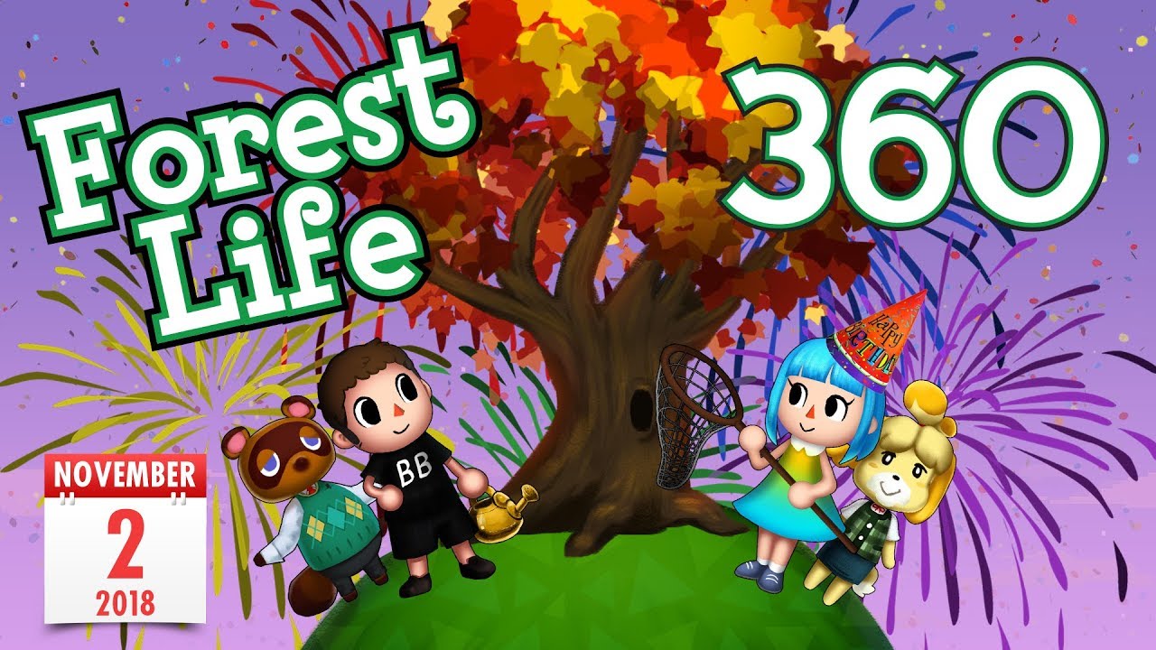 Animal Crossing: Brittany Saturn's Birthday! - 360 - Forest Life (November 2nd, 2018)