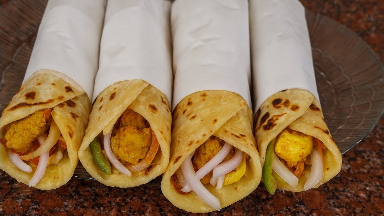  Crispy Chicken Veg Paratha Roll | Homemade Roll in Minutes