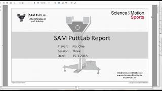 SAM PuttLab 6 - First Feature Update
