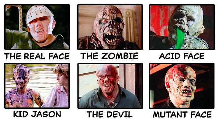 All Jason Voorhees Face Reveal (Friday the 13th)