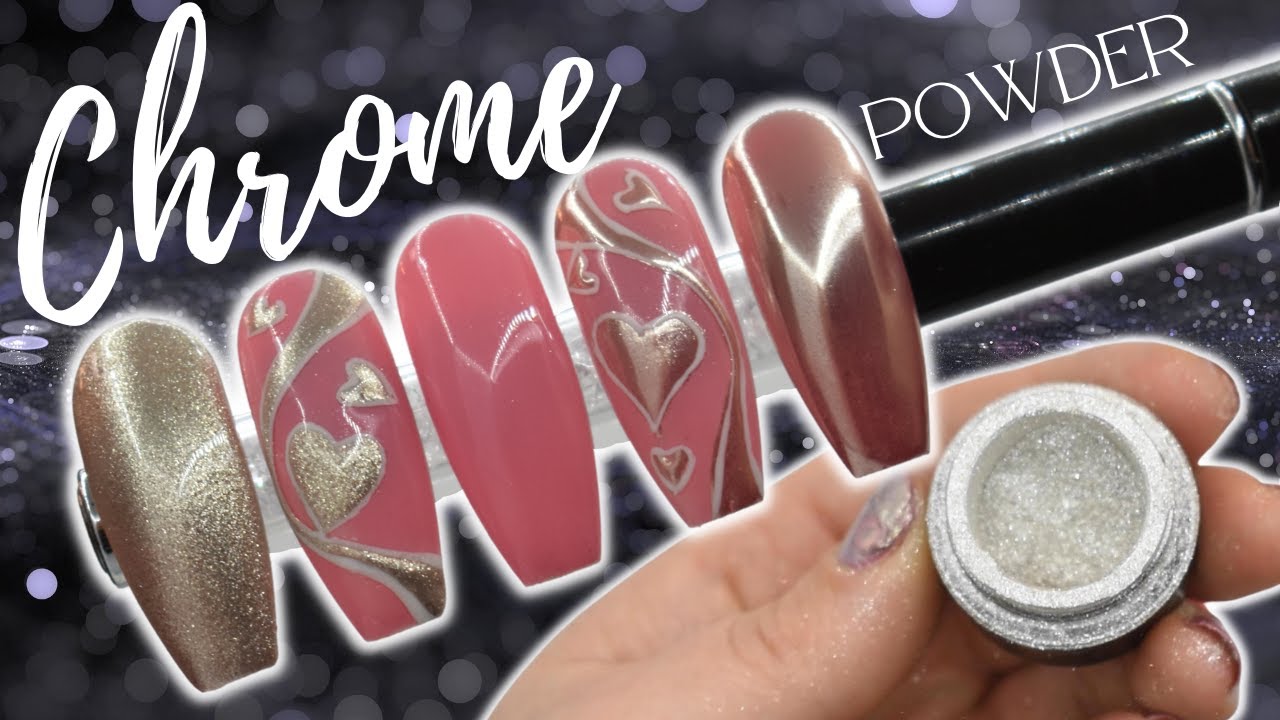 Chrome Powder on Gel Polish | 2 Different Ways