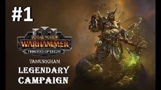 Total War: Warhammer 3 – Tamurkhan Legendary Campaign #1 | No Save Scum Chaos Domination!