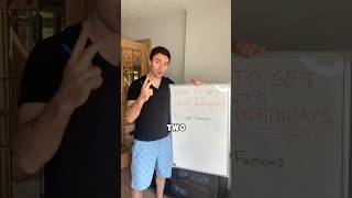 How I Tricked Famous Birthdays To Become
