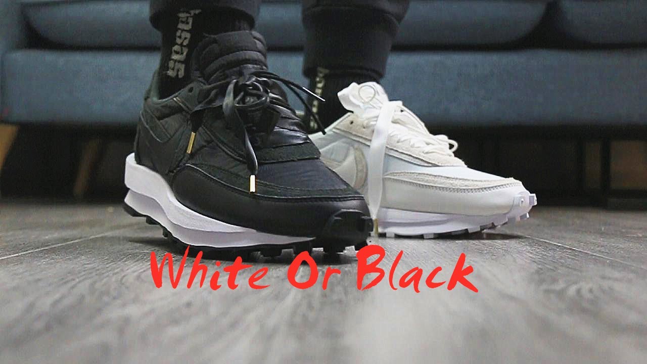 Violeta Mendicidad Fahrenheit Sacai x Nike LDWaffle "Black Nylon" best rep Unboxing+Onfeet Review -  YouTube