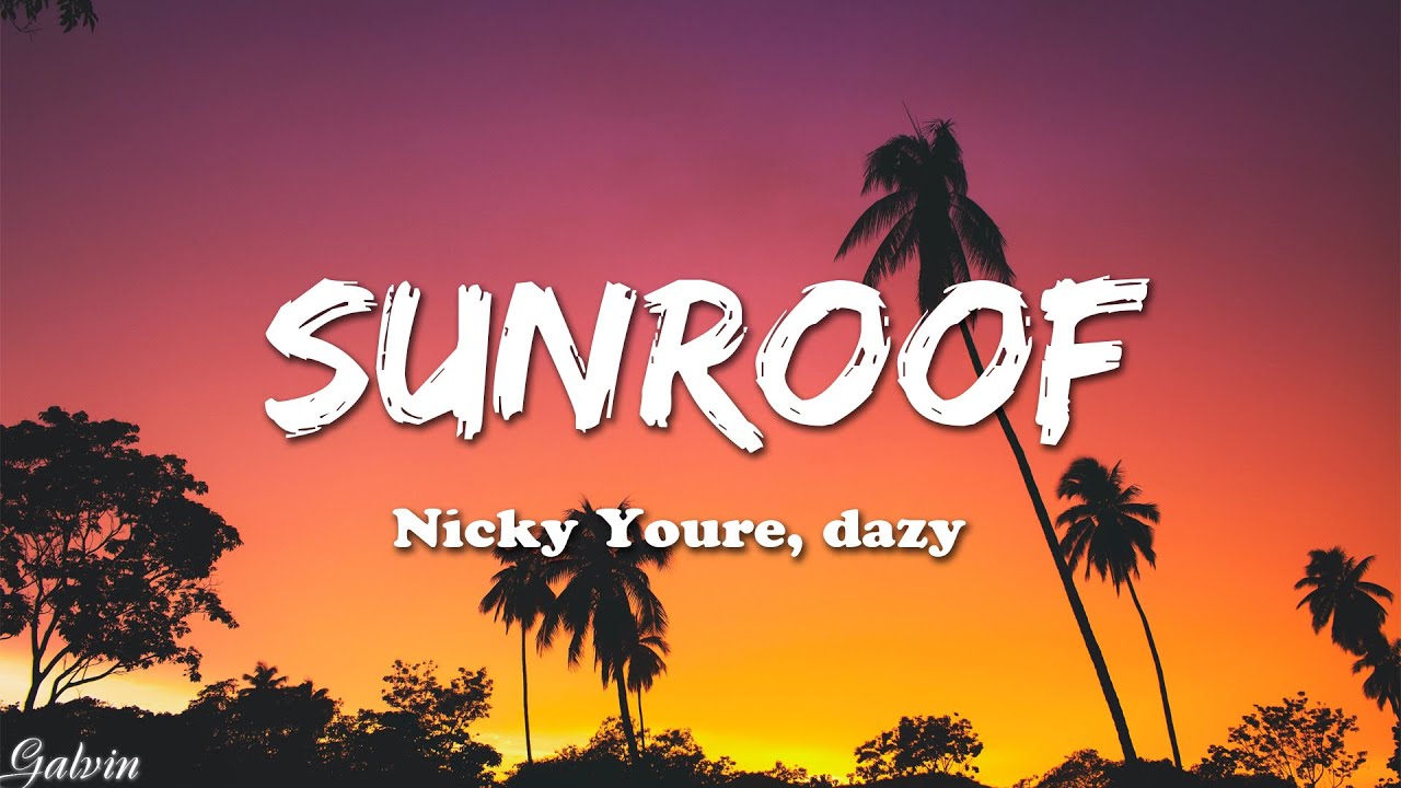 Nicky Youre, dazy Sunroof (Lyrics) YouTube
