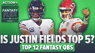 Justin Fields Poised for a Breakout Season 2023 Fantasy Football QB Rankings Fantasy Flex Podcast
