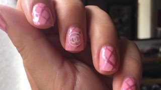 chanel nail inspired