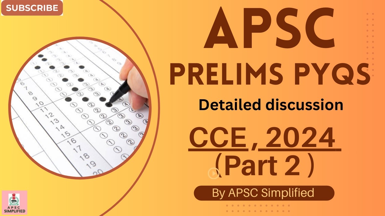 Подробное обсуждение вопросов из предыдущих экзаменов APSC Prelims || APSC CCE, 24 Prelims (Часть...