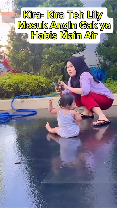 I WISH LILY HAD A WIND AFTER PLAYING WITH WATER #rafinagita1717 #lily #shorts