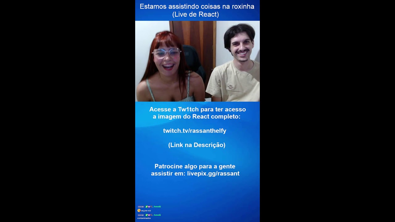 Reagindo a coisas na Roxinha (Link na descrição abaixo)