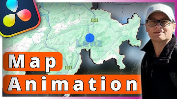 Simple Map Animation in Free Davinci Resolve [Step-By-Step] #davinciresolve #tutorial #mapanimation