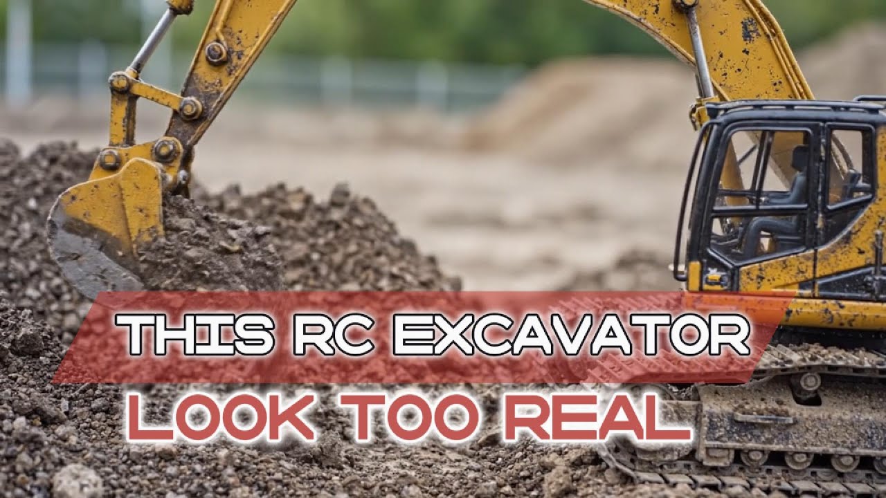 Excavator Remote Control Realistic Action I Heavy Equipment RC