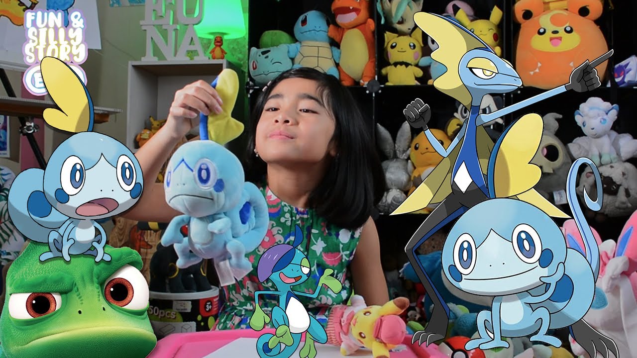 Sobble Plush Review + Cute Art & Storytime 🎨 | Pokémon Plush Collector Series