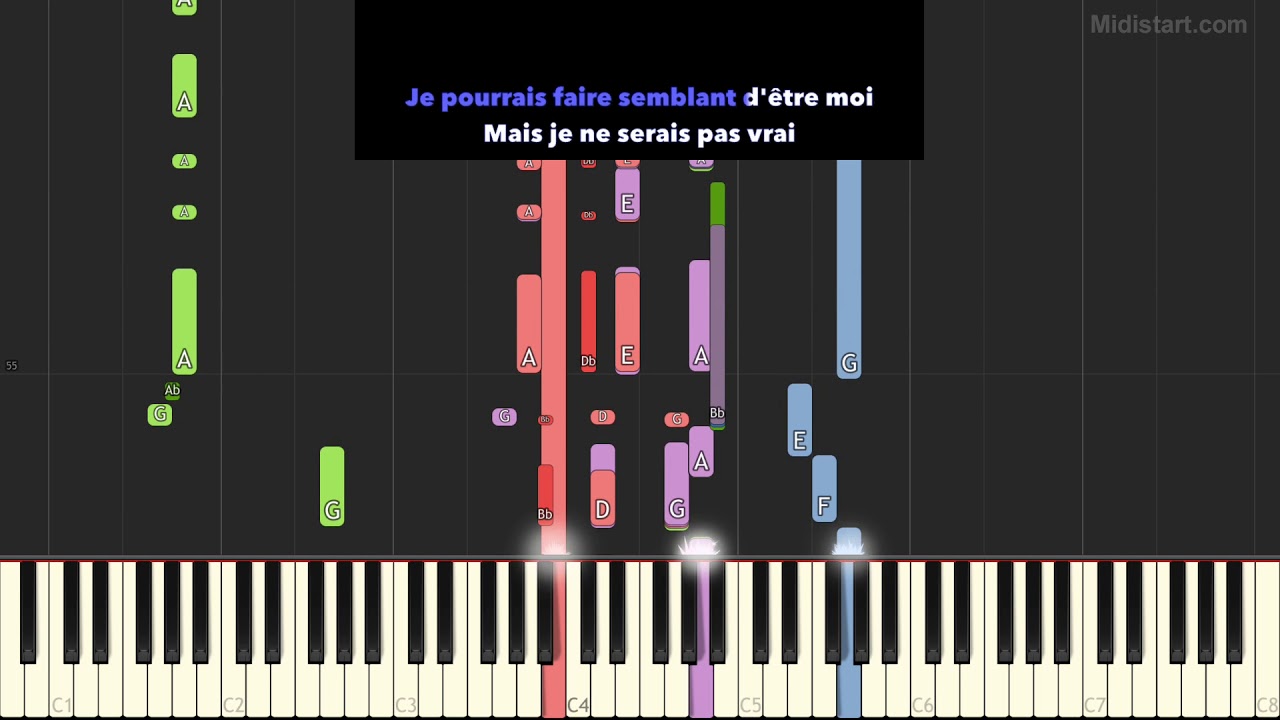 Joe Dassin Et Si Tu N�existais Pas (Instrumental Tutorial + Lyrics