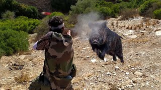 Hunting Wild Boar: PART 2-Season 2022 || احاشة صيد الخنزير البري - مدينة الخميسات -