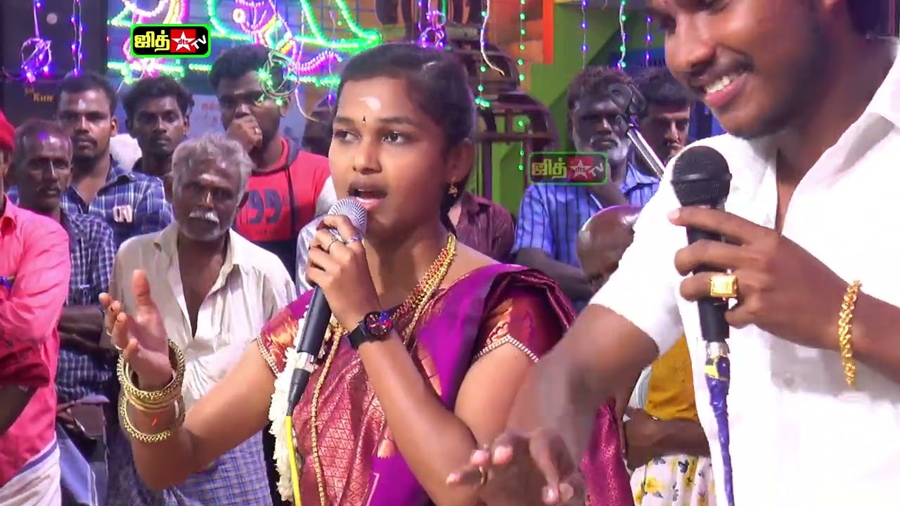 🔴சத்யா கும்மி பாட்டு கீழ கடையம் '💥🎶#jithtv #villupattu #sathya