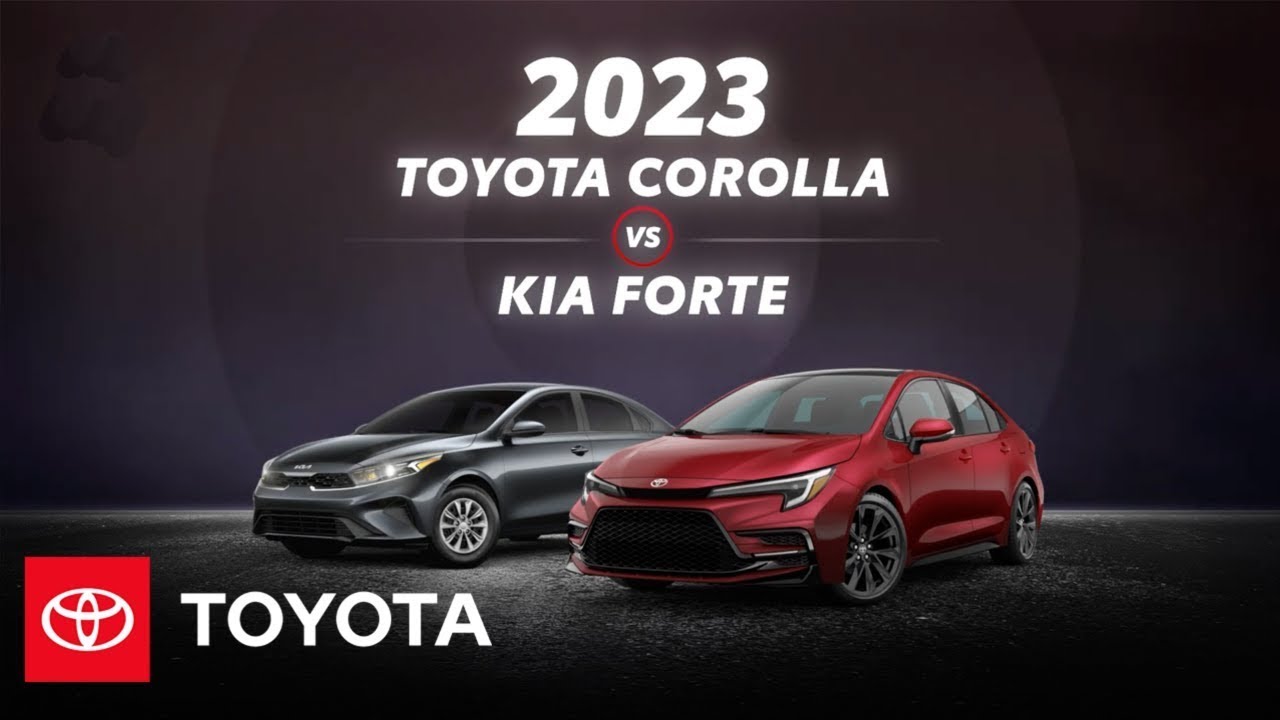 2023 Toyota Corolla vs 2023 Kia Forte Wilsonville Toyota YouTube