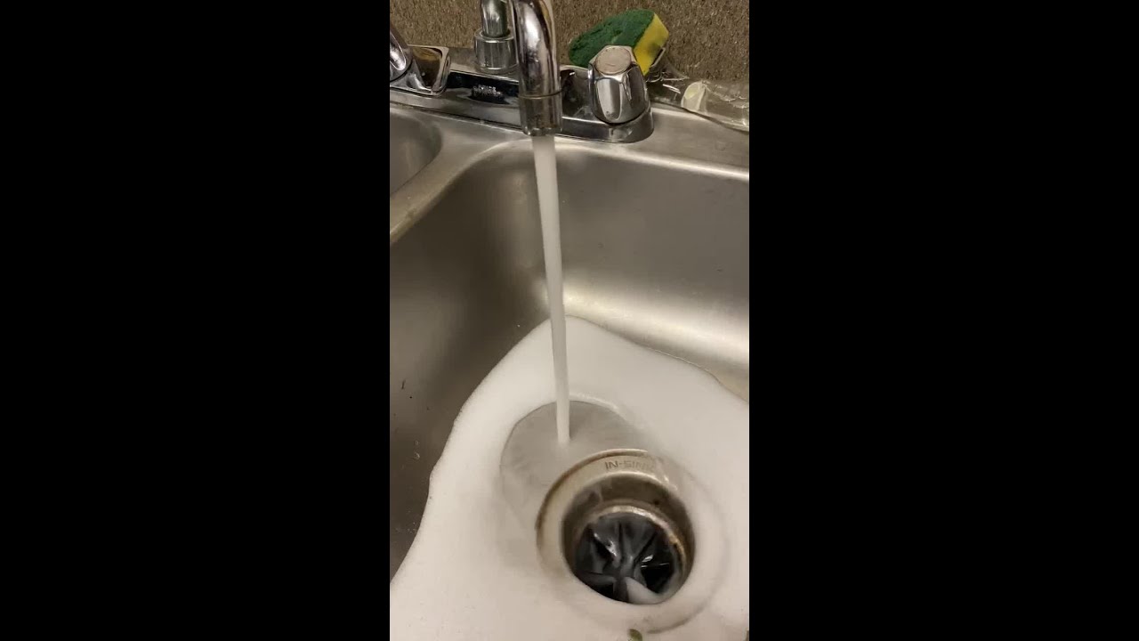Resident shares video of soapy water coming out of their faucet YouTube