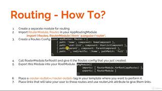 TypeScript, Angular, Firebase & Angular Material Masterclass : Introduction to Routing